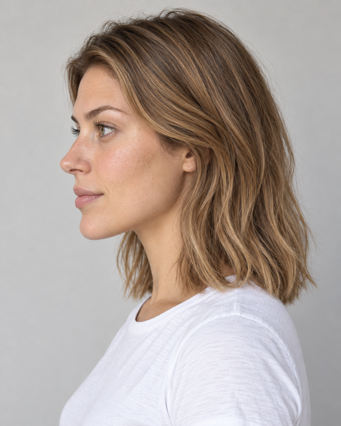 Natural side profile photo example